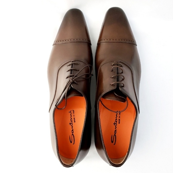 santoni cap toe